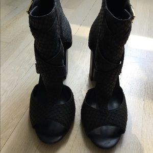 Ash black shoes with zipper size 10